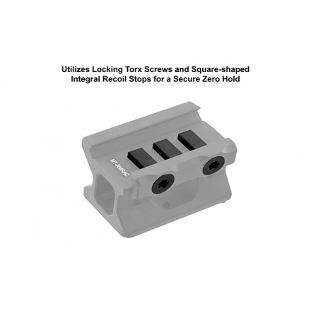 Super Slim Picatinny RMR Mount, Absolute Co-Witness, for Trijicon RMR - UTG