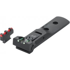 Rear Sight Green Fibre Optic + Front Sight Red Fibre Optic, for Revolver S&W - LPA