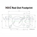 Picatinny Riser Mount for Vector Frenzy S (Shield Attachment) - Vector Optics