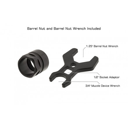Arwen 10" M-LOK Free Float Handguard, Black - UTG PRO